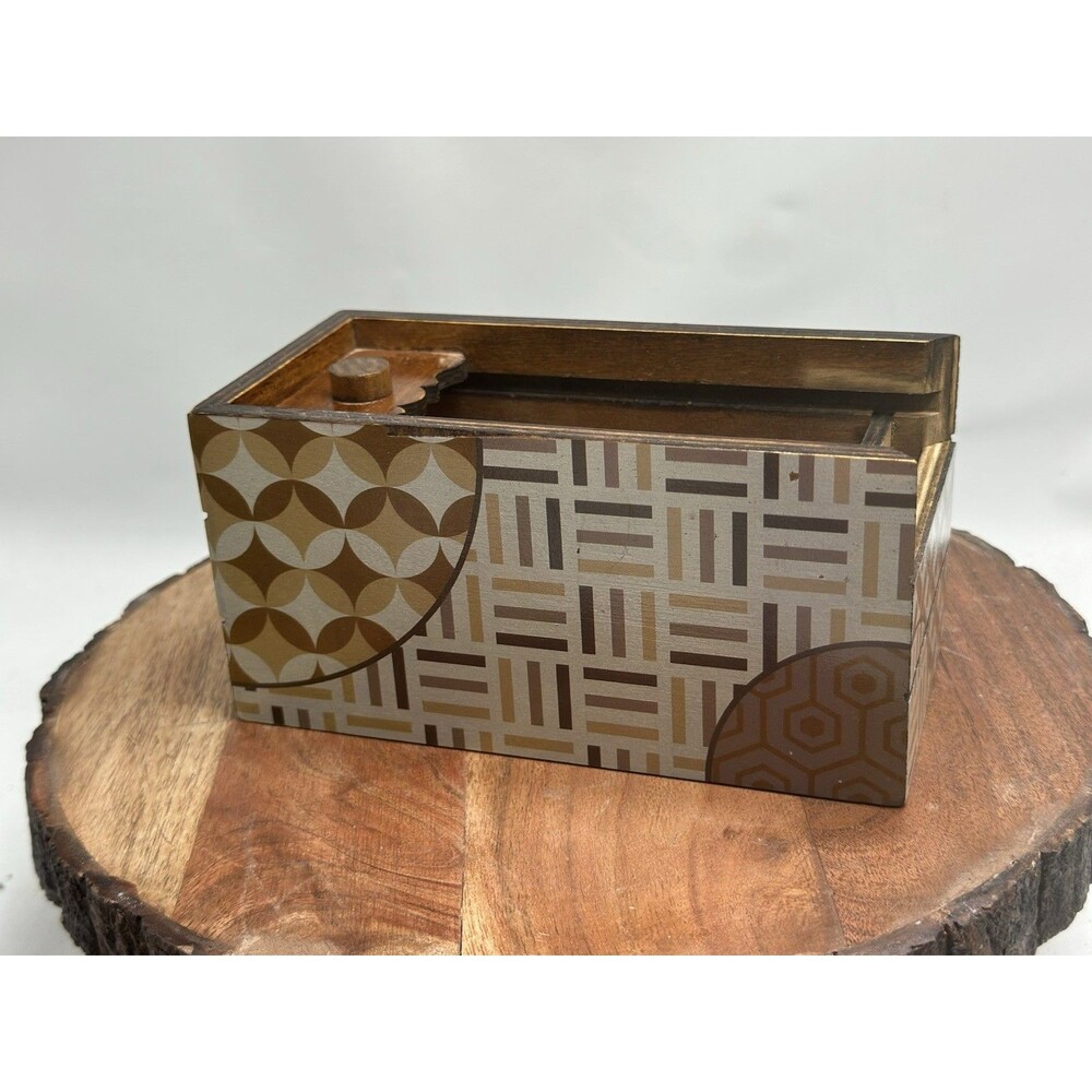 Wooden Secret Treasure Box Puzzle - Germany - Autumn